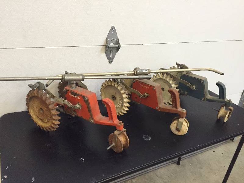lot 194 image: Vintage Cast Iron Self Moving Tractor Watering Sprinkler