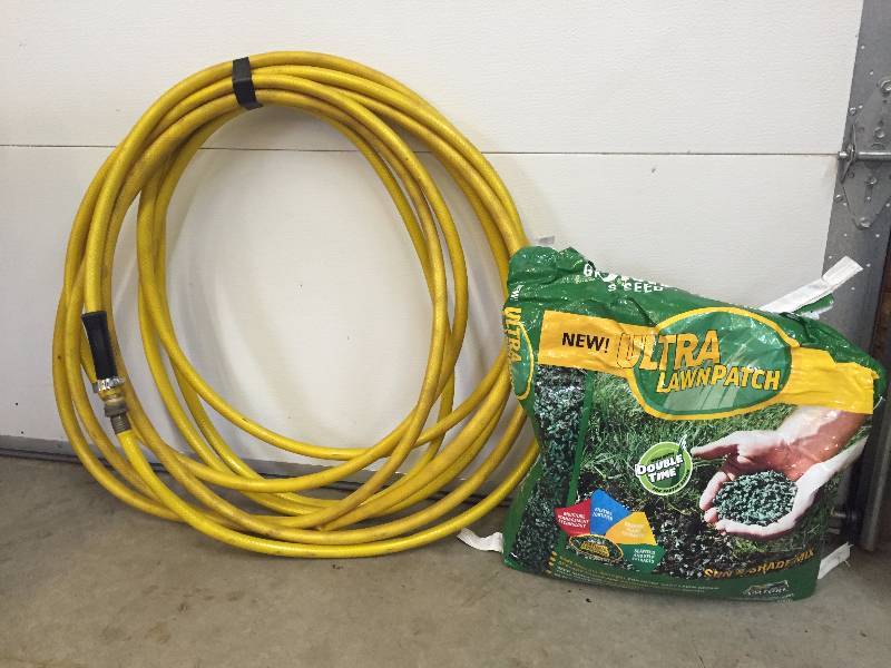 lot 200 image: Garden Hose & Ultra Lawn Patch