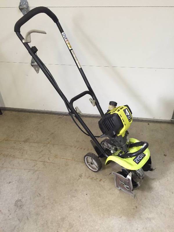 lot 214 image: Ryobi Gas Garden Tiller