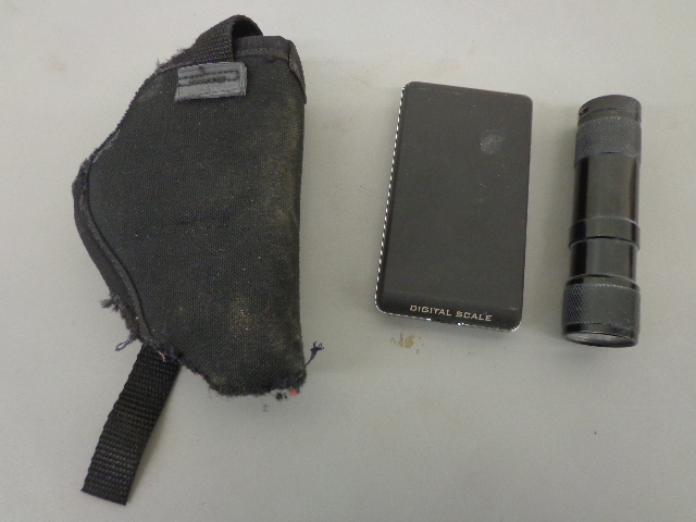 Scale, Flashlight and Pistol Holster