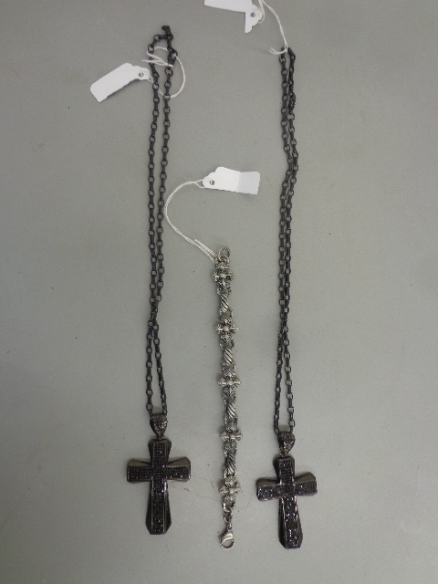 2 Necklaces and a Bracelet