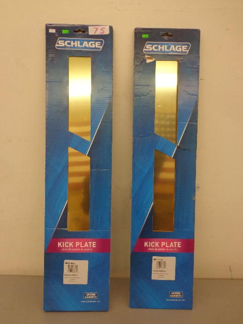 Schlag door kick plates