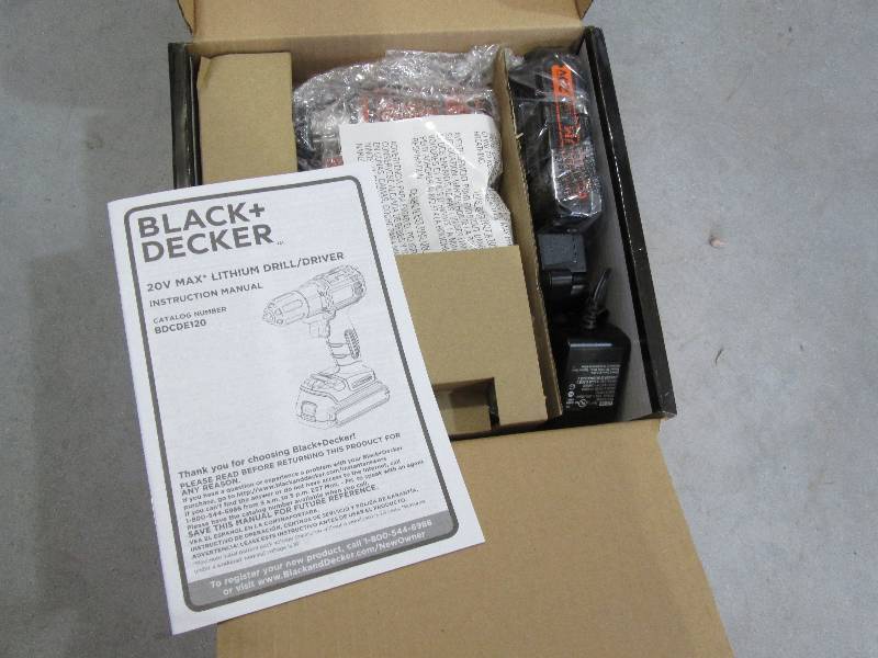 lot 152 image: Black and Decker Drill - Brand New