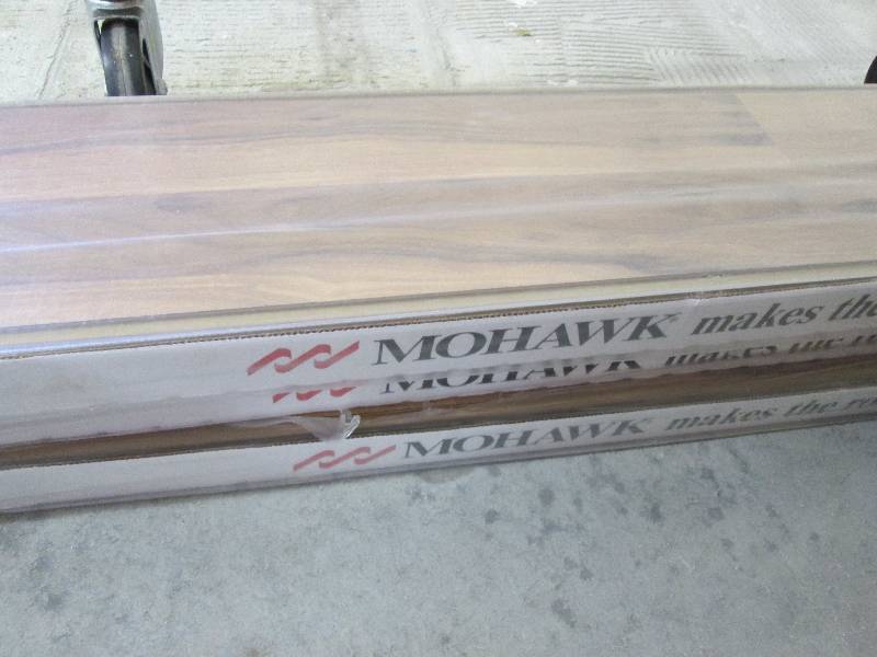 lot 177 image: Mohawk Flooring - Toasted Butternut - Brand New in box - 3 Boxes