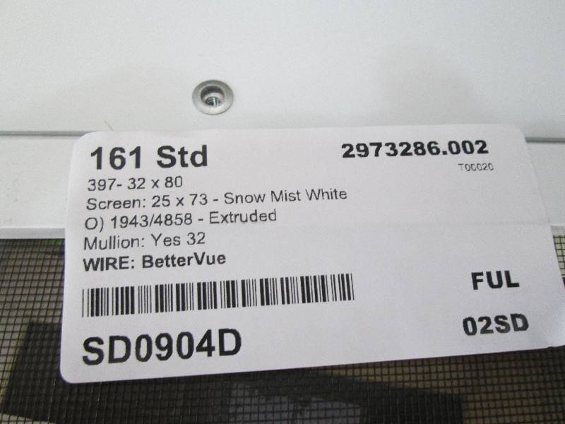 lot 183 image: Storm Door - Provia - White - Brand New