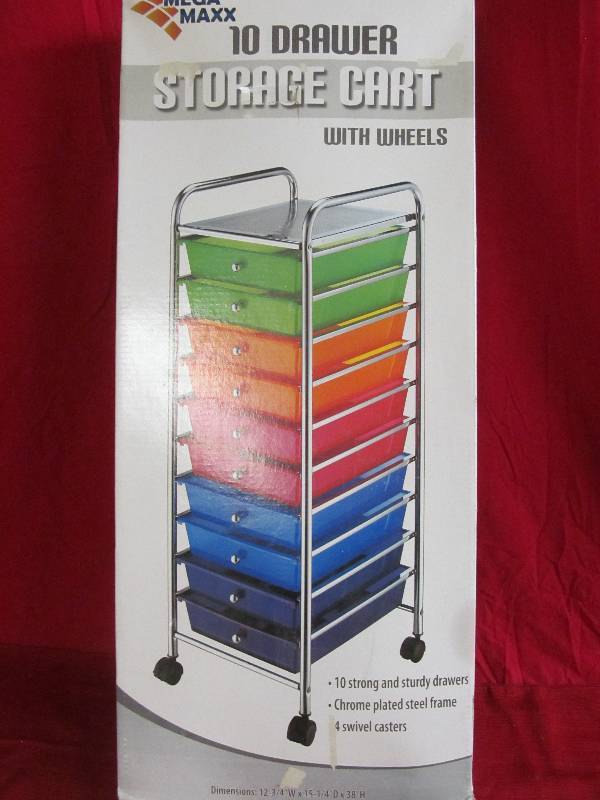 lot 13 image: Mega Maxx storage cart