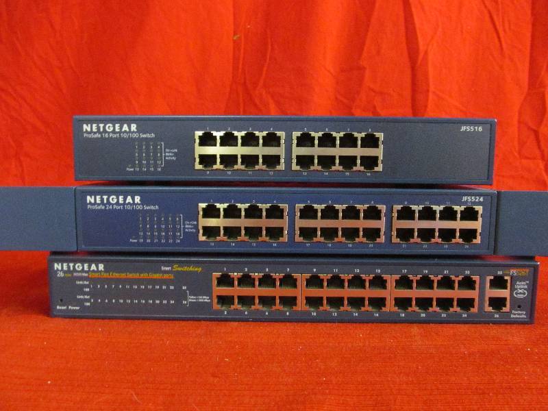 lot 86 image: Netgear switches