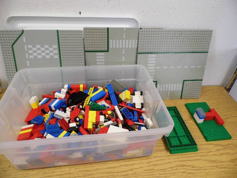 Tote of Legos