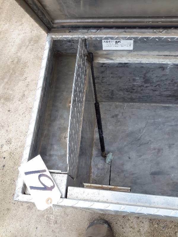 lot 19 image: Galvanized Tool Box, Adrian Steel