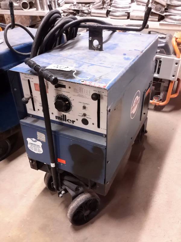 lot 39 image: Miller HF Dial Arc,  Tungsten Arc or Shielded Metal Arc Welder