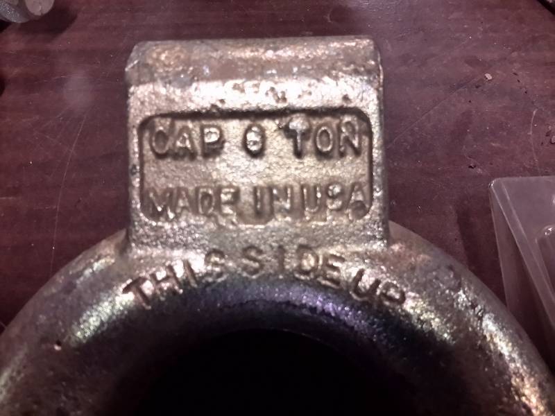 lot 67 image: 6 ton Tow ring  Gorilla Guard Trailer hitch lock