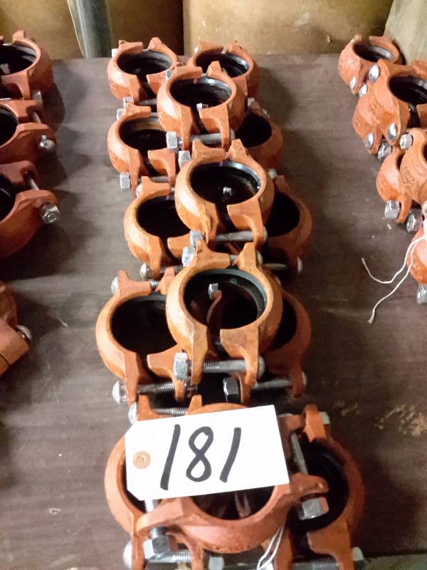lot 181 image: 13, 2 12 in Vitaulic Clamps