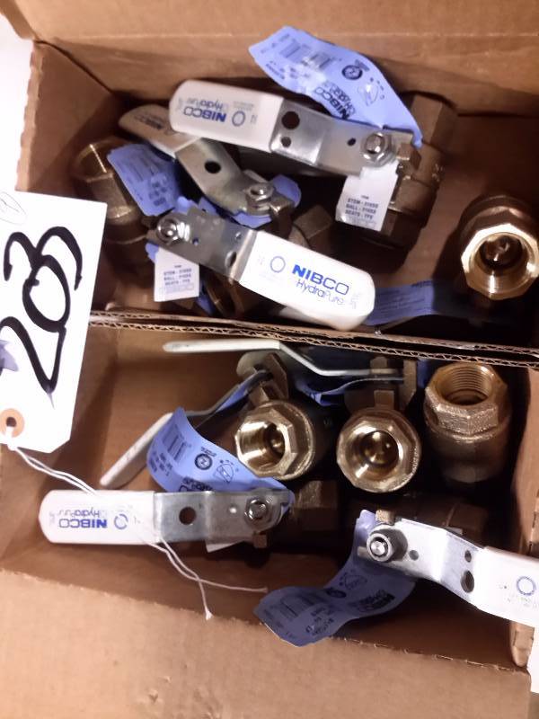 lot 203 image: NIBCO, HYDRAPURE Valves..See picture tag
