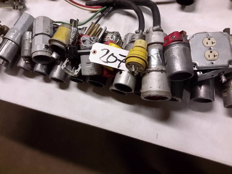 lot 207 image: ARKTITE and APPLETON Plugs and other electrical as pictured