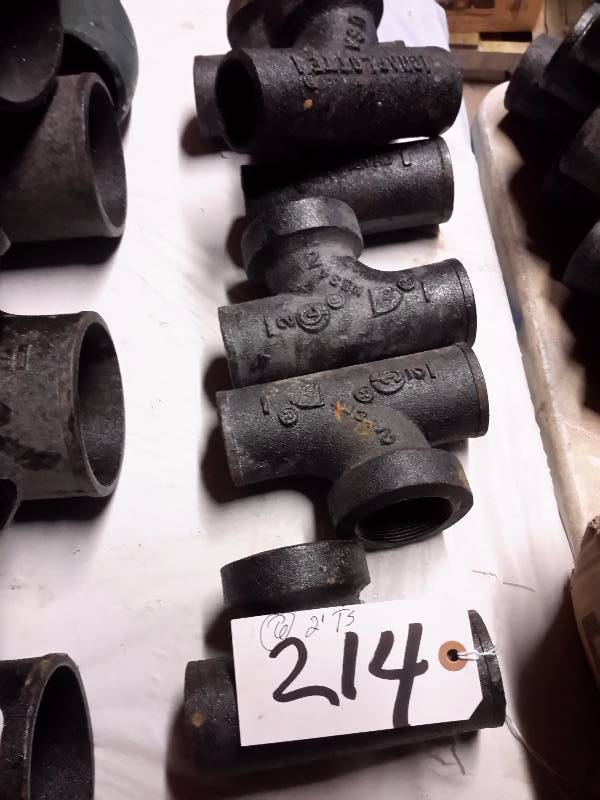 lot 214 image: 6, 2 in Ts.  Steel, NSF