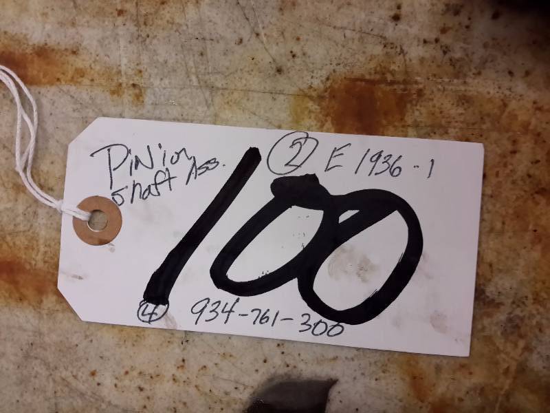 lot 100 image: 6, Ridgid, Pinion Shafts
