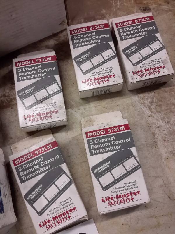 lot 103 image: AEMC One Source, Universal Coupler Lock 3 Channel Remote Control Transmitters