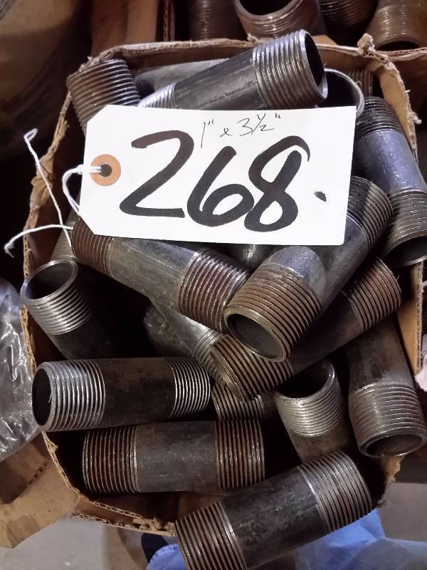 lot 268 image: 4, Large Stainless steel flanges.. See closeup of edge for type