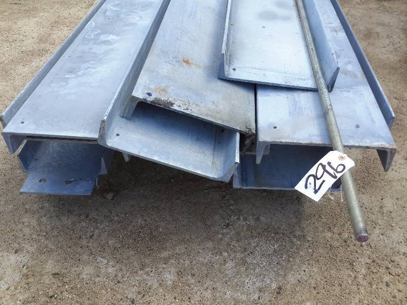 lot 296 image: 12 in Channel Beams