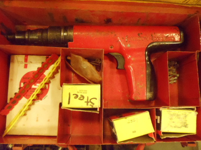 lot 31 image: Hilti DX350 powder actuated nailer