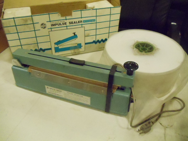 lot 91 image: TEW impulse sealer with cutter