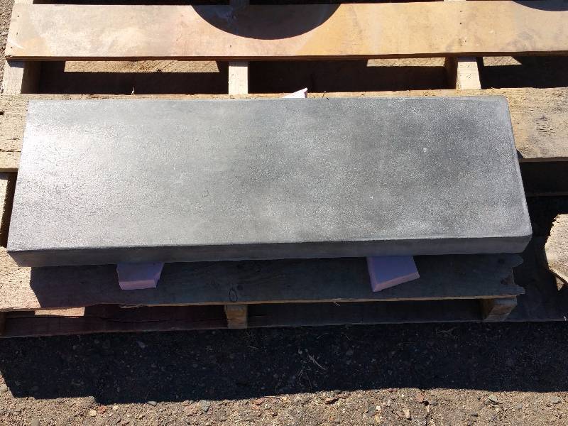 Gray Slate Dyed Polished Concrete Shelf  Table Top