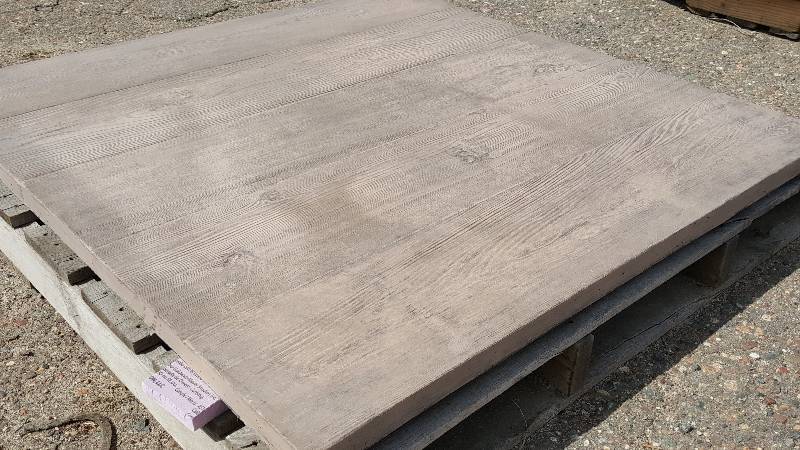 Weathered Wood Dyed Polished Concrete Table Top