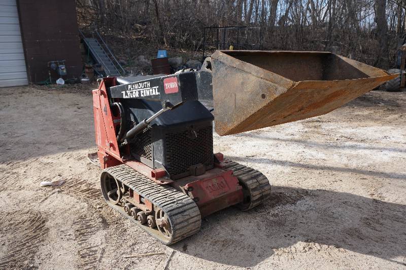 Toro Dingo Model TX525 Mini Wide Track Ride On Bobcat Skid Loader Skid