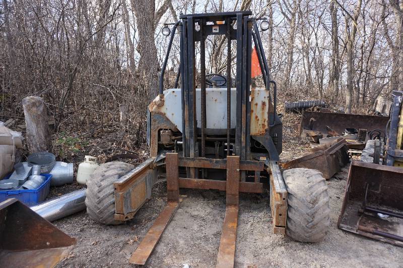 Palfinger Craylor Model CR50 Truck Mount Fork Lift