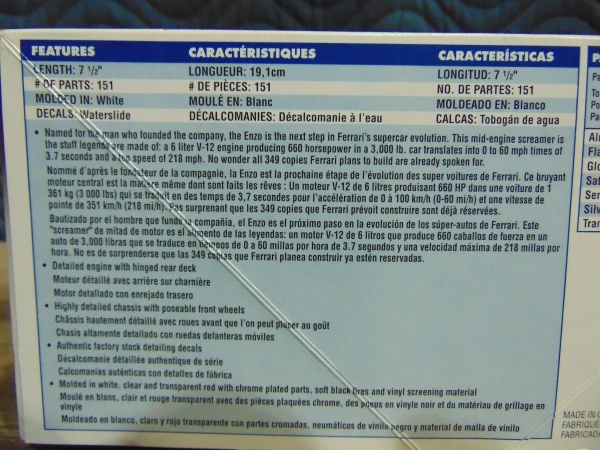 lot 50 image: (1) Plastic Car Kit