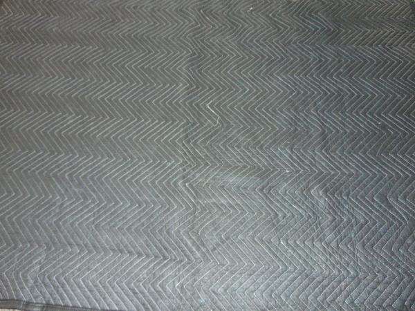 (5) Black 6x6 Moving Blankets