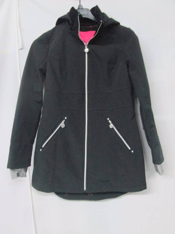 Betsey Johnson Misses Hooded Softshell Coat
