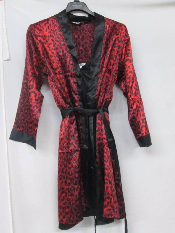 Winlar Misses Satin Robe and Gown Set