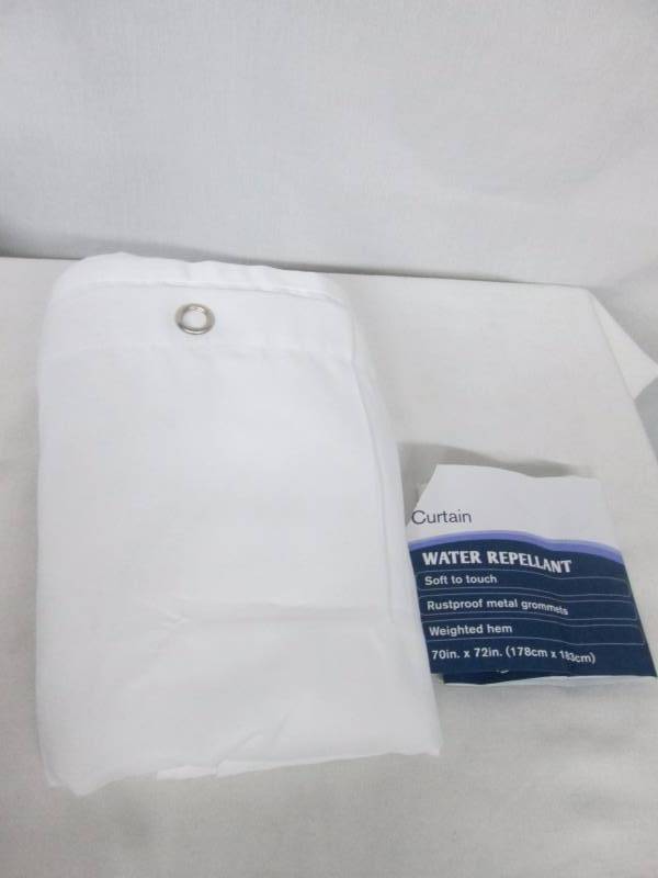 Hookless 70 x 69 Snap in  Shower Curtain Liner