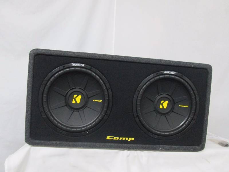Kicker Dual 12 CompS Subwoofer Enclosure