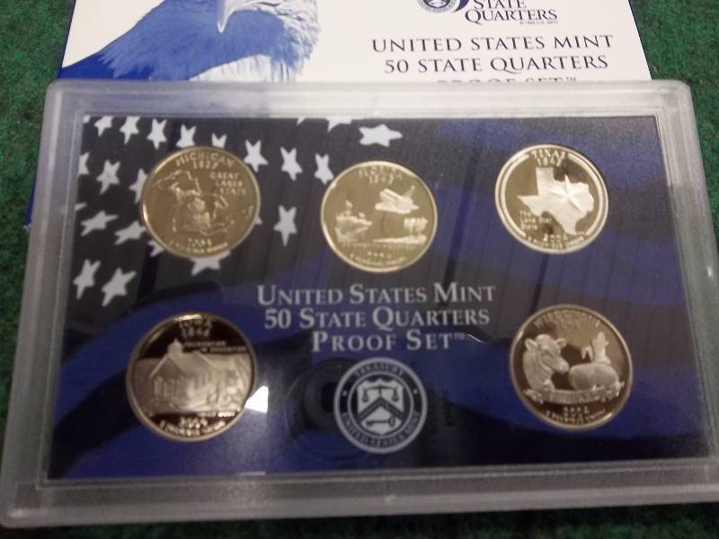 2004 US Mint State Quarters Proof Set