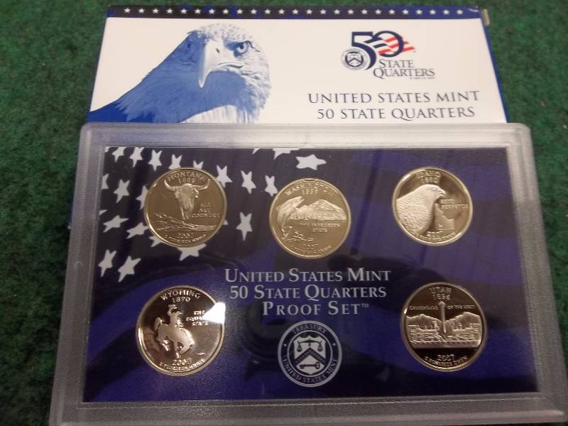 2007 US Mint State Quarters Proof Set