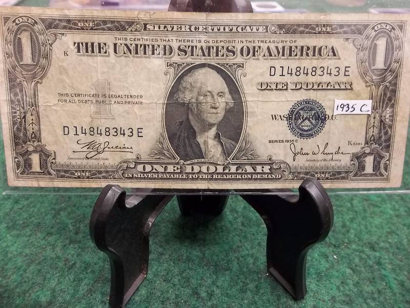 US $1 Silver Certificate Series 1935 C