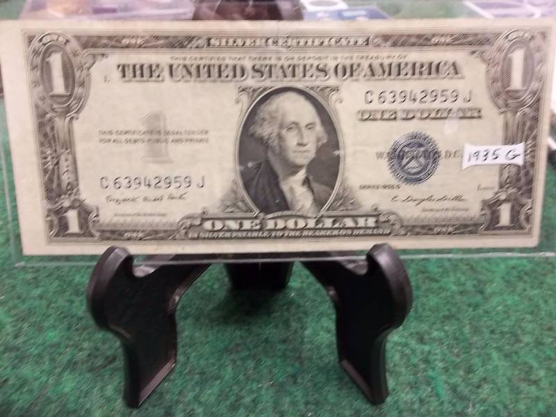 US $1 Silver Certificate Series 1935 G