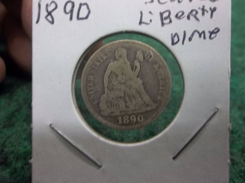 1890 Seated Liberty Dime