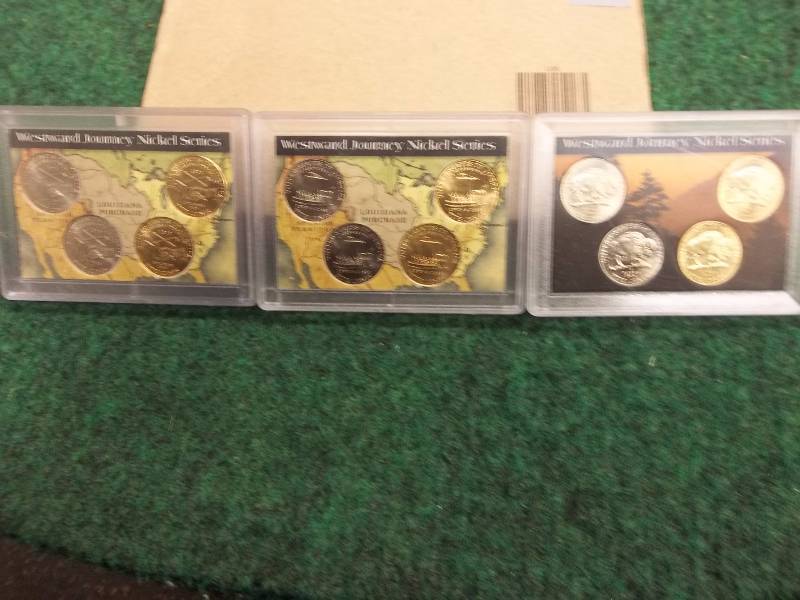 3 Collector Sets Of Westward Journey Nickels