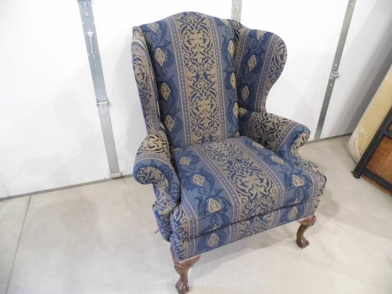 lot 7 image: Wingback Chair