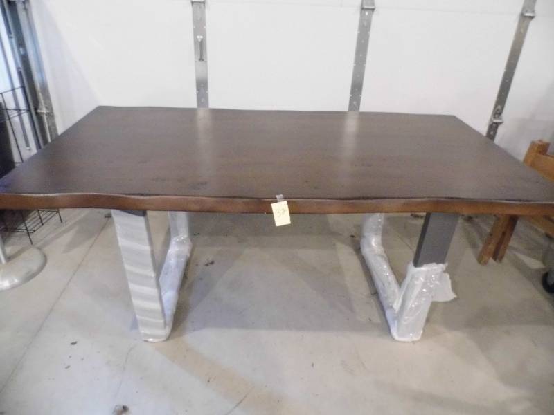 lot 32 image: Distressed Wood Table - New