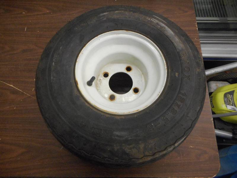 GOLF CART TIRE & RIM