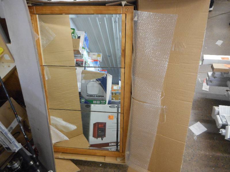 Wood vanity mirrormedicine cabinet. 50 x31