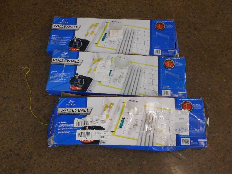 (3) VOLLEY BALL GAME SETS
