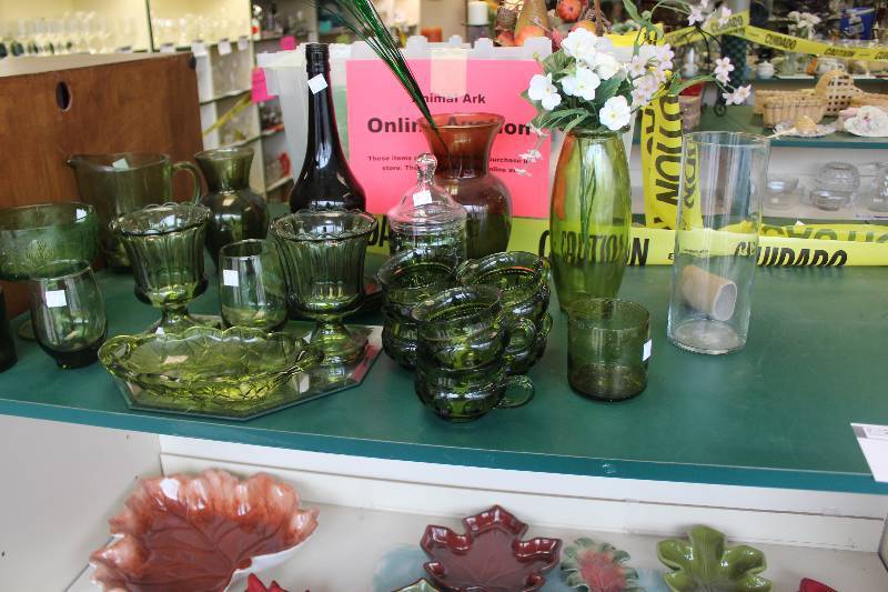 Top Shelf Lot of Glassware