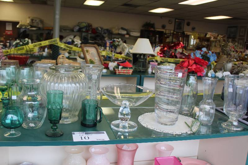 Top Shelf Lot of Glassware