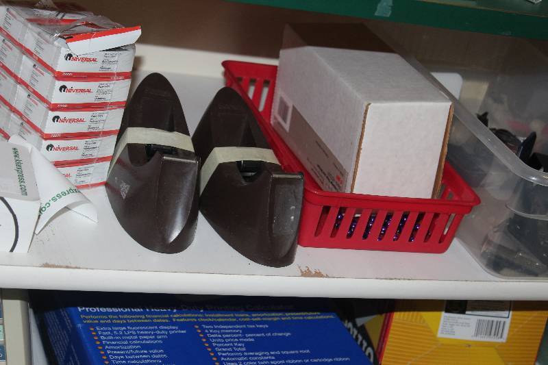 3-Shelf Lot of Office Supplies