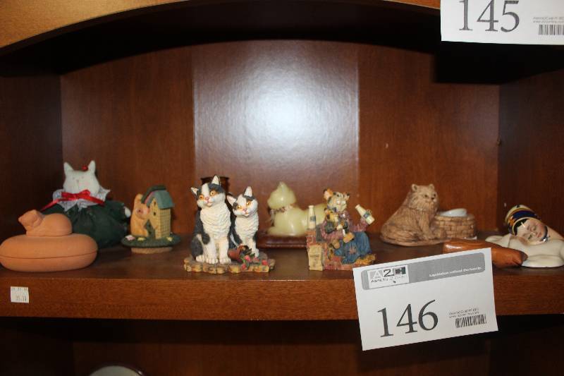 Shelf Lot of Home Decorations